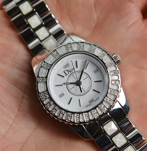 Dior diamond and sapphire watch